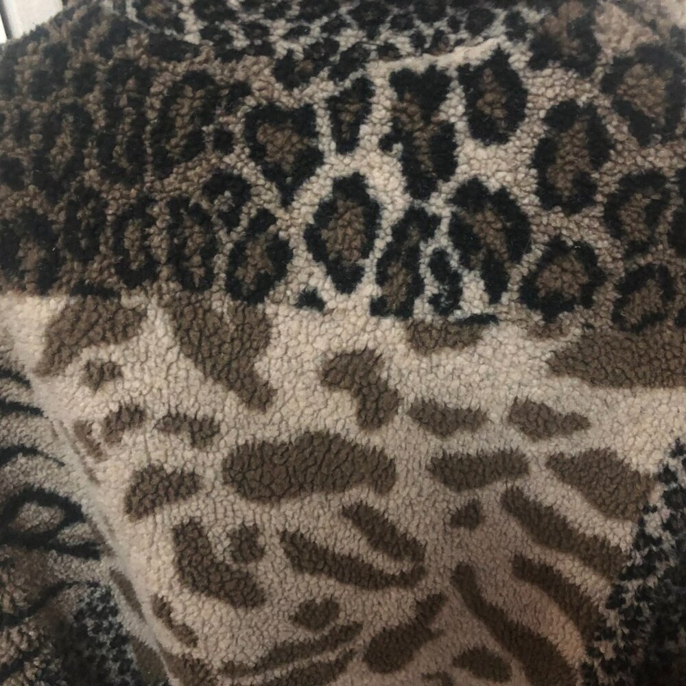 Lined plush jacket